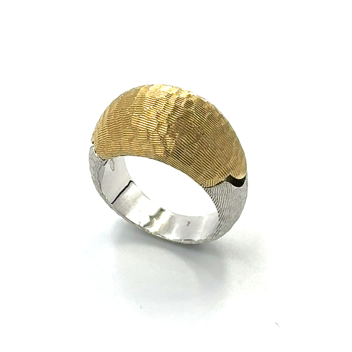 Anello Fascia Bicolore