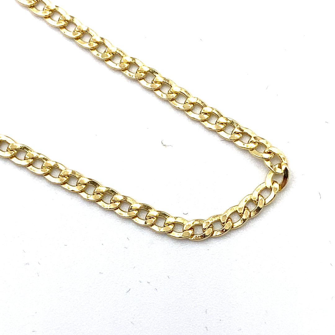 bracciale unisex maglia catena sottile oro giallo siciliano gioielli
