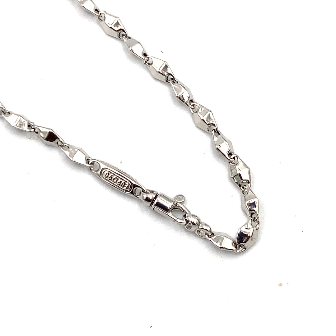 White Gold Men's Necklace