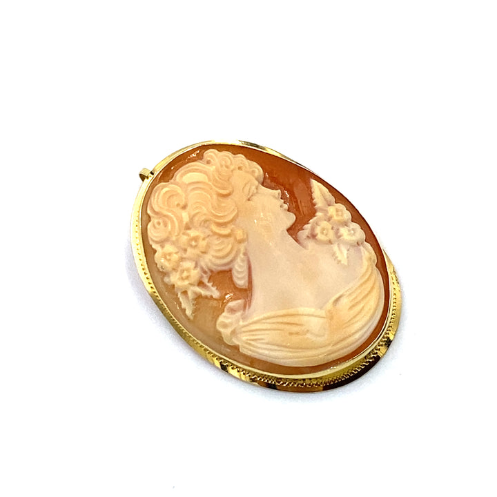 Pendente Cameo  Conchiglia Sardonica