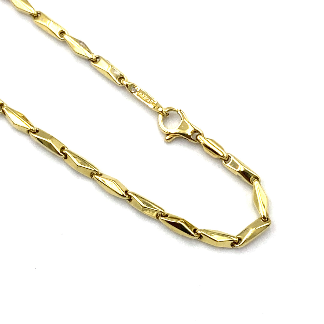 Collana catena oro giallo chimento - siciliano gioielli 