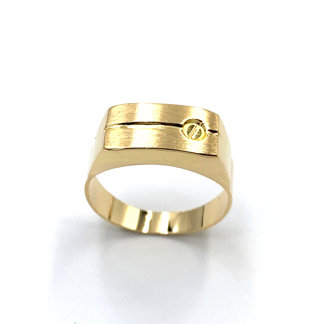 Anello Uomo Oro Giallo