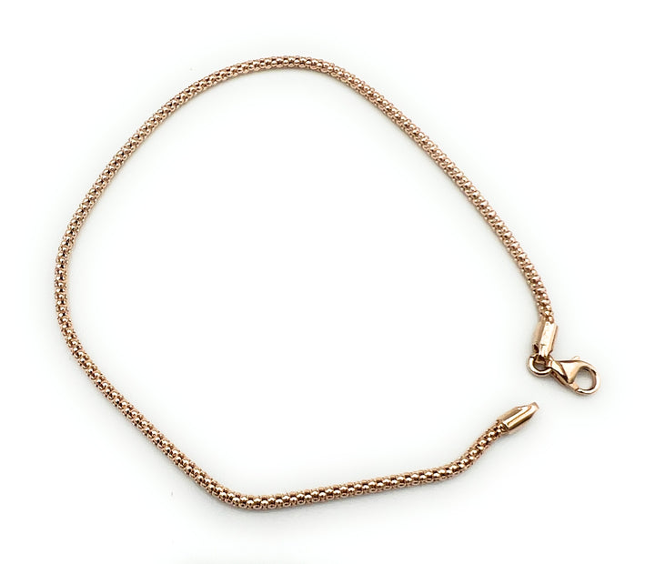 Pop Corn Mesh Gold Bracelet