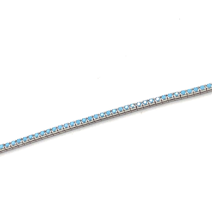 White Gold Tennis Bracelet