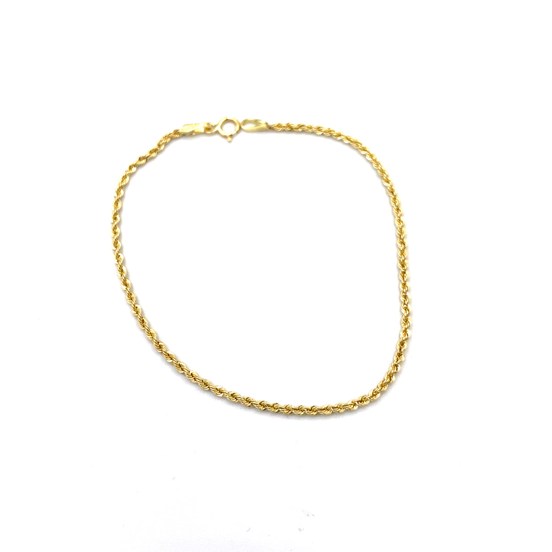 Bracciale Fune Oro Giallo