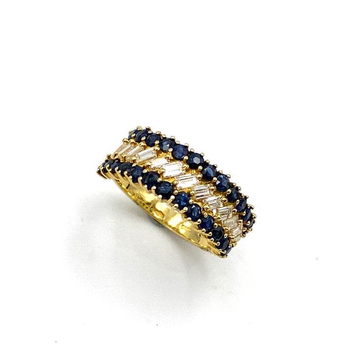 Blue Sapphire Band Ring