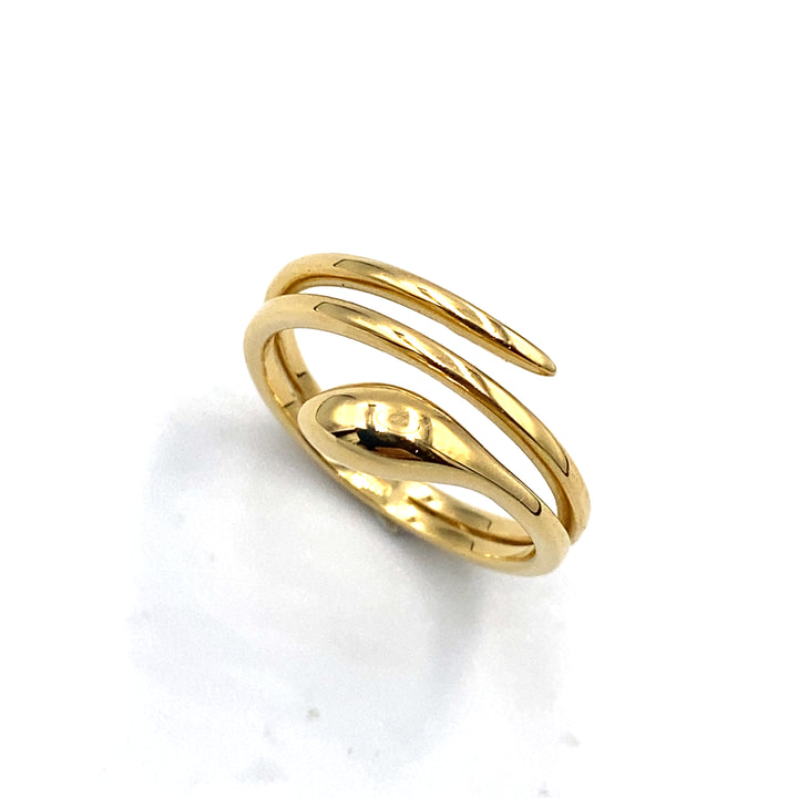 Anello Serpente Oro Giallo