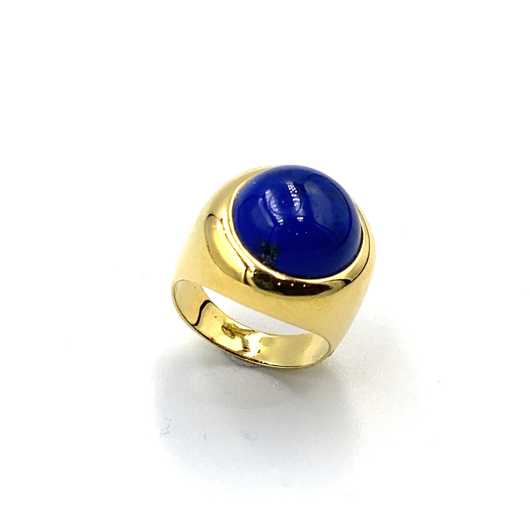 Anello Lapis Oro Giallo