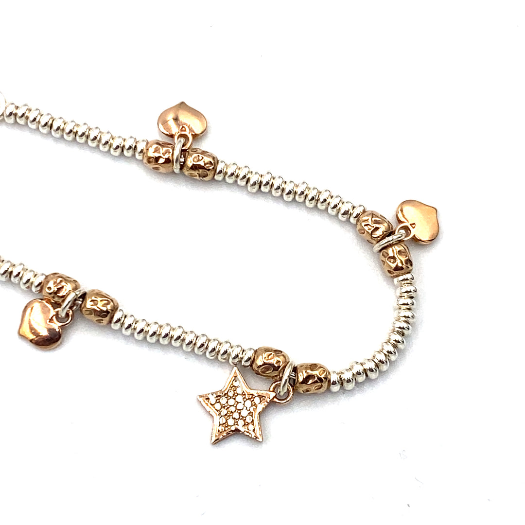 Silver Charms Bracelet