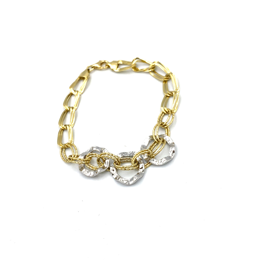 Bracciale in Oro Bicolore