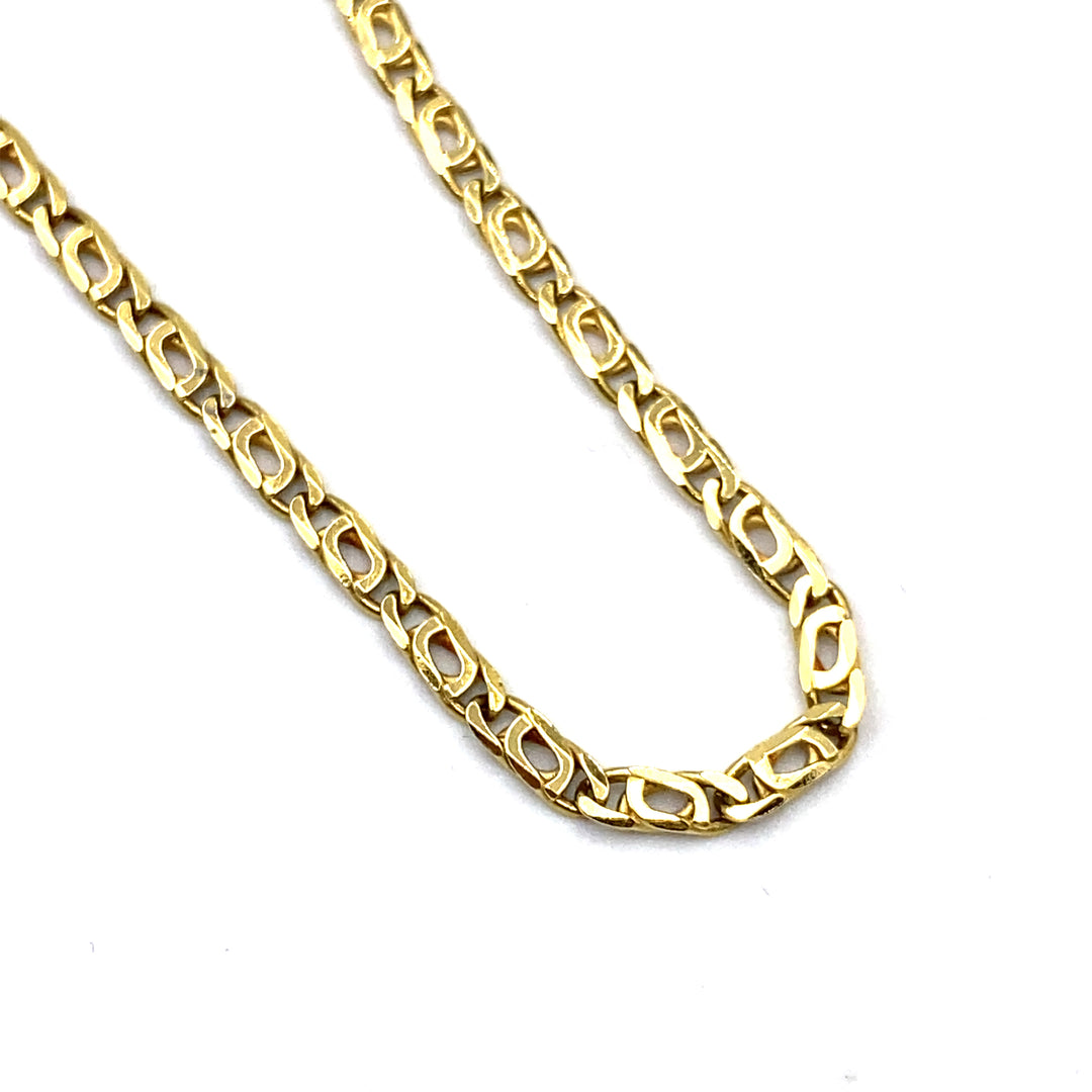 collana catena oro giallo unisex siciliano gioielli