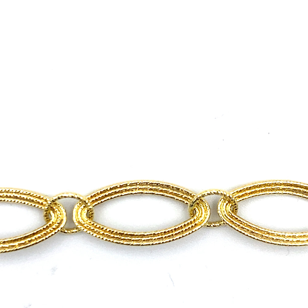bracciale in oro giallo siciliano gioielli