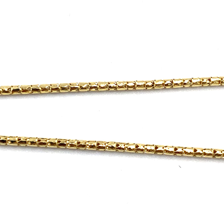 collana in oro giallo unisex siciliano gioielli