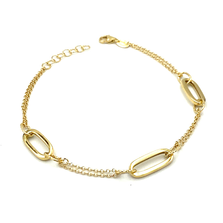 bracciale in oro giallo da donna siciliano  gioielli 