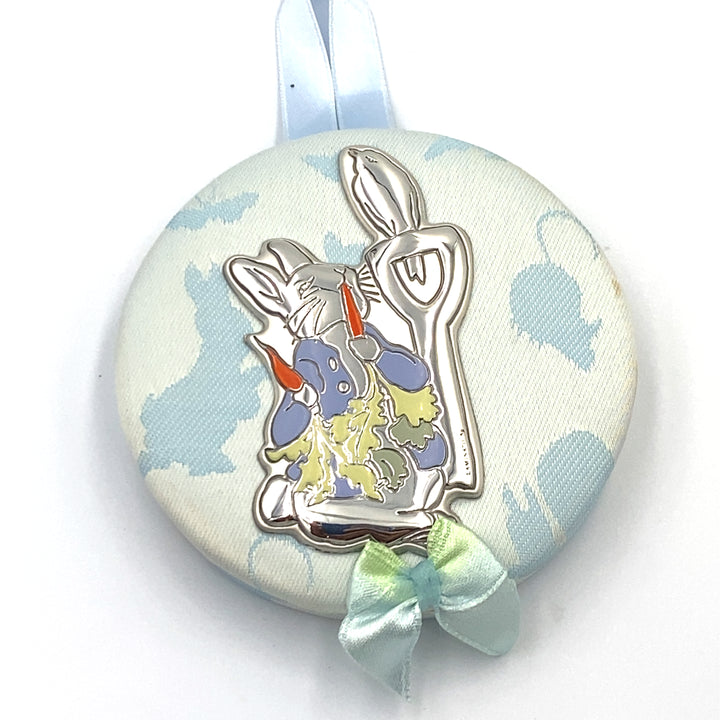 sopraculla carillon peter rabbit in argento siciliano gioielli