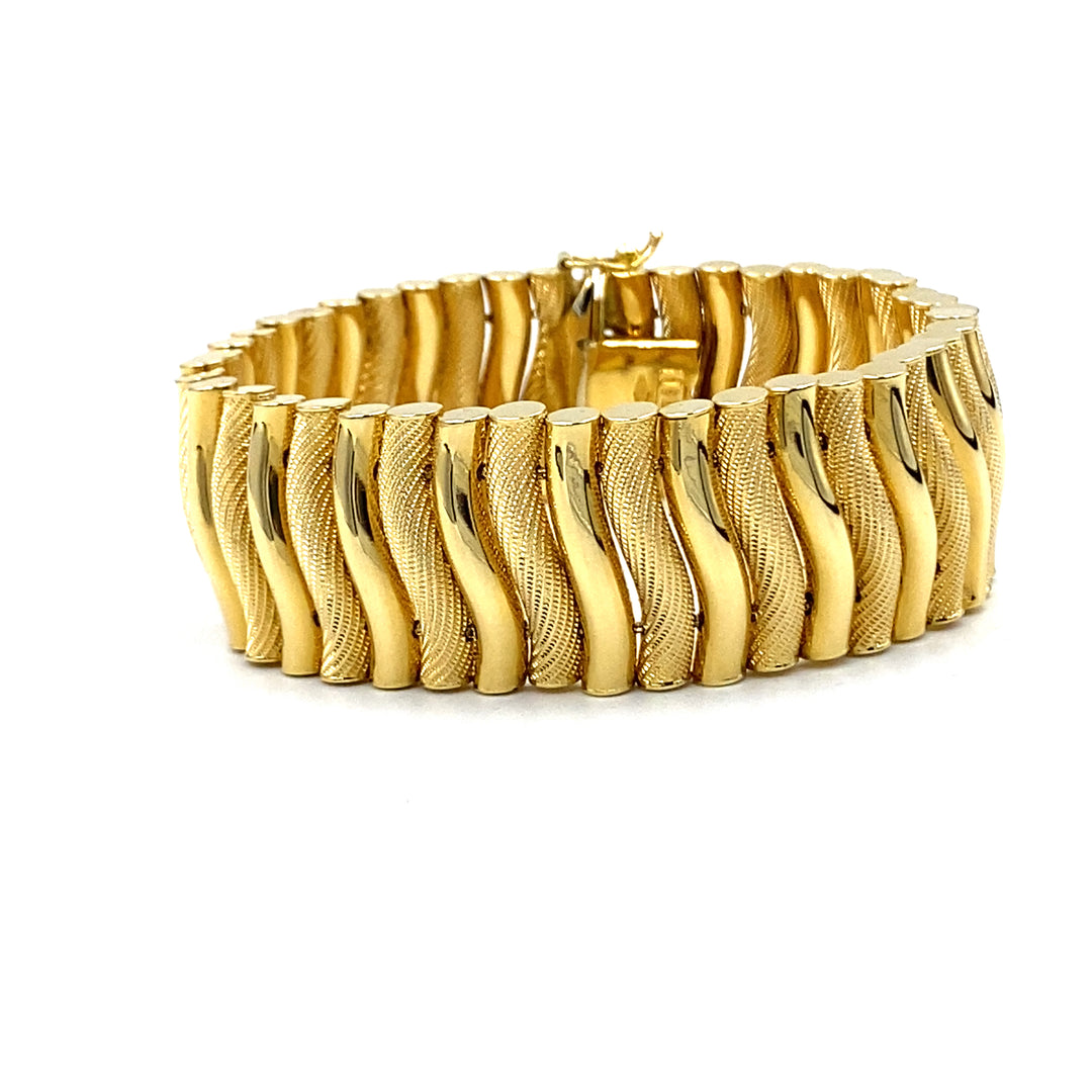 bracciale in oro giallo  unoaerre - siciliano  gioielli 