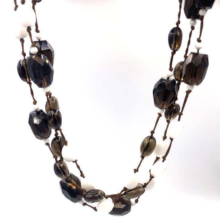 Rajola Norma Smoky Quartz necklace