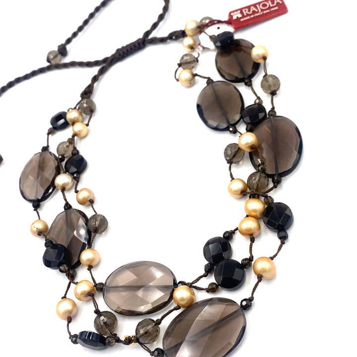 Rajola Norma Smoky Quartz necklace