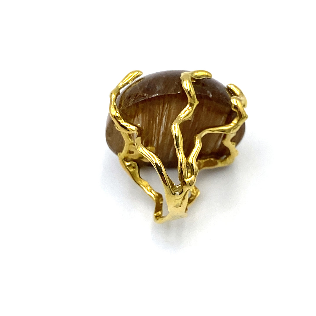 Anello Rajola Occhio di Tigre