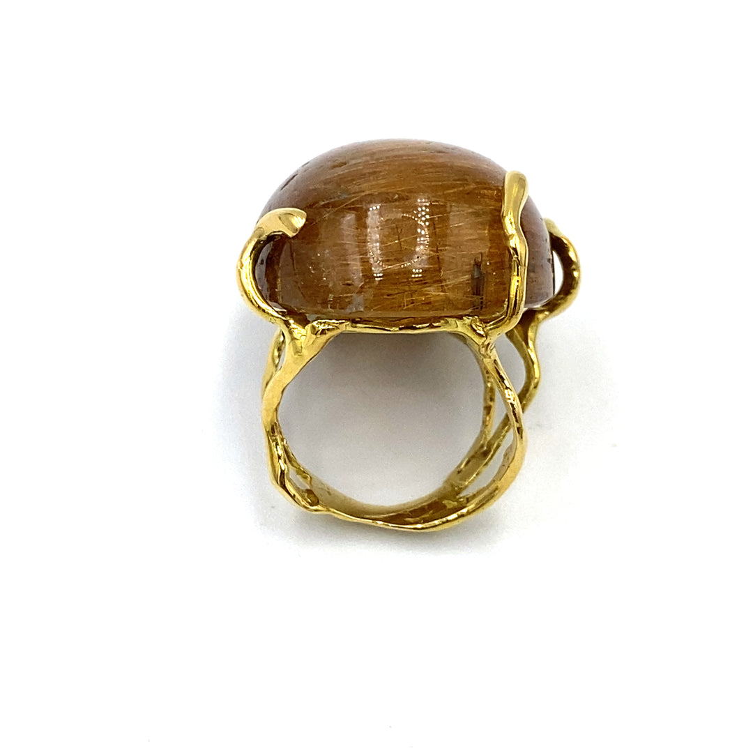 Anello Rajola Occhio di Tigre