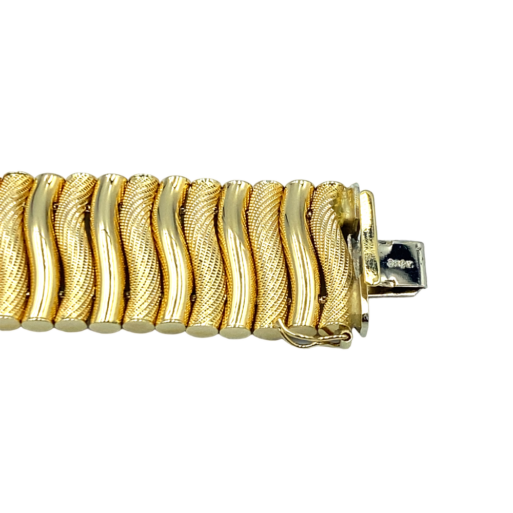 bracciale in oro giallo unoaerre - siciliano gioielli