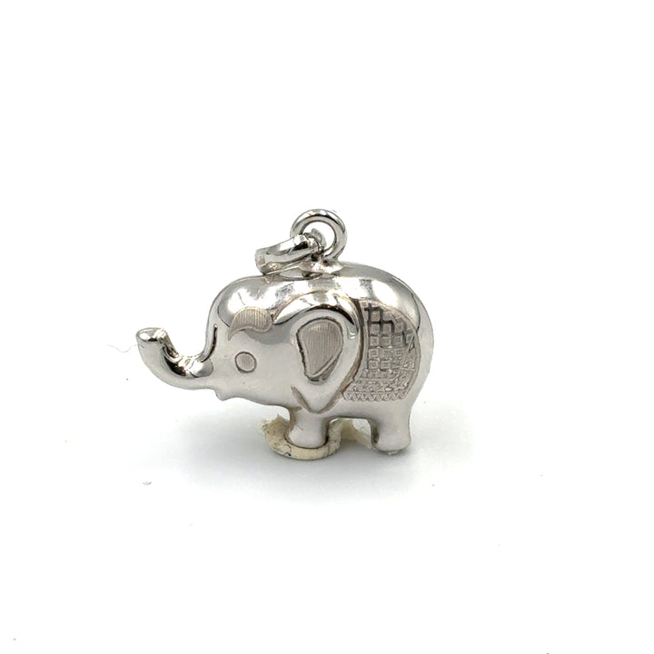 Pendente Elefante Oro Bianco