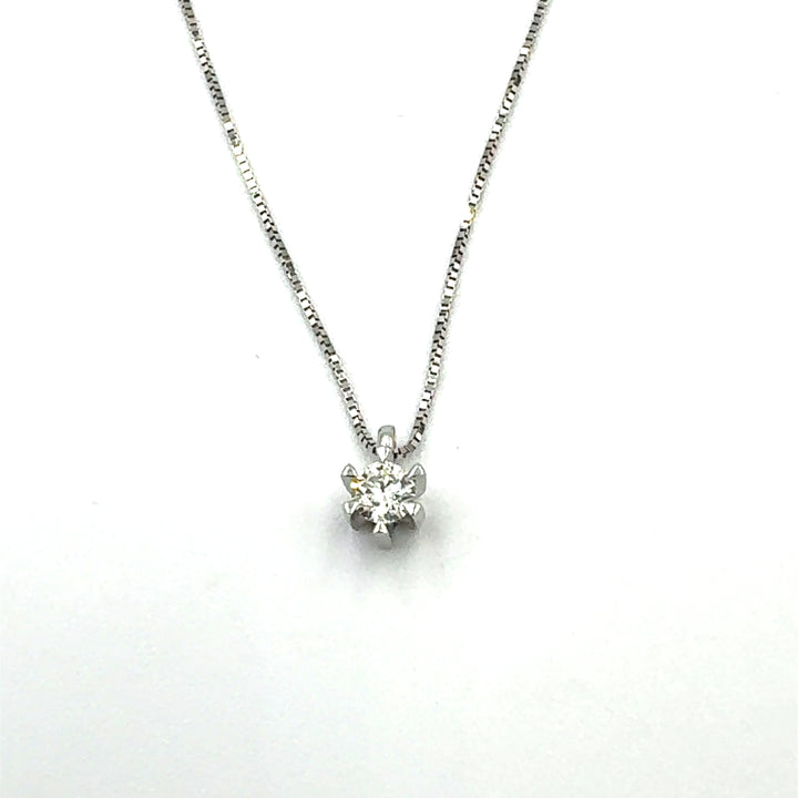 Miluna Punto Luce Pendant Necklace with Diamond