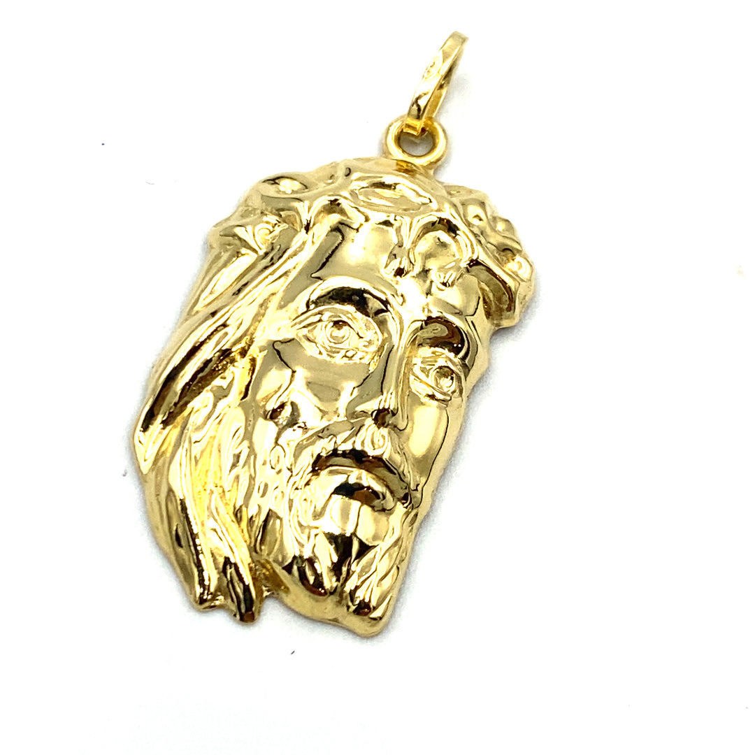 pendente volto santo oro giallo  siciliano gioielli 