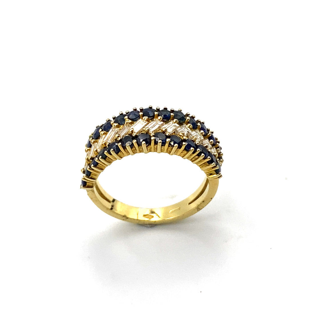 Blue Sapphire Band Ring