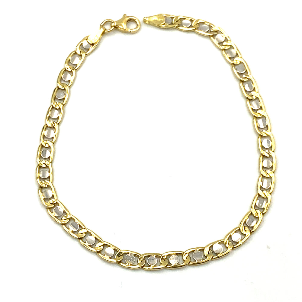 bracciale unisex in oro bicolore siciliano  gioielli 