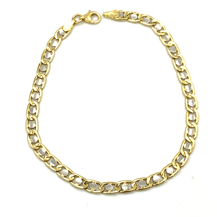 bracciale unisex in oro bicolore siciliano  gioielli 