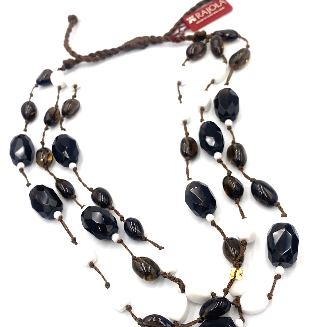 Rajola Norma Smoky Quartz necklace