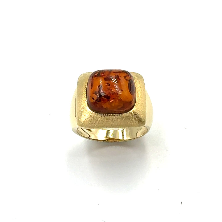 Anello  Oro Ambra