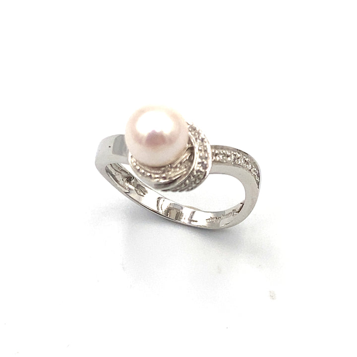 Miluna Pearl Knot Ring