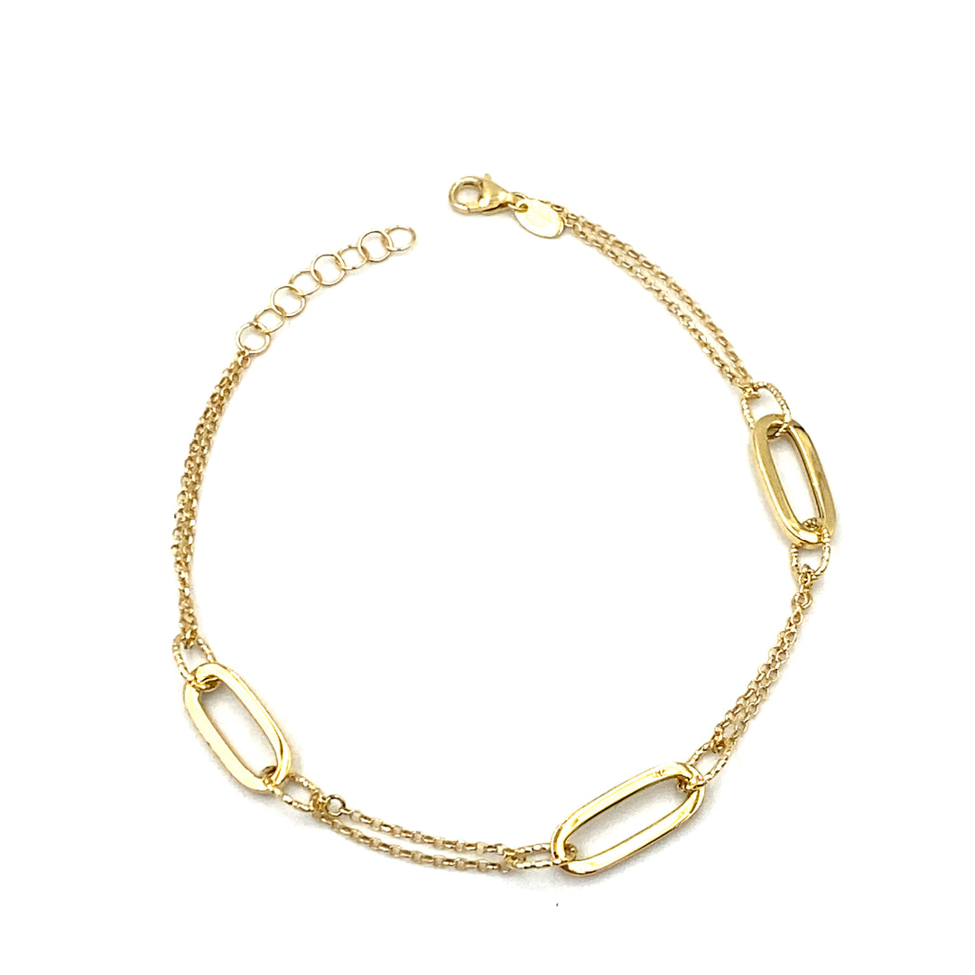 bracciale da donna in oro giallo  siciliano  gioielli 