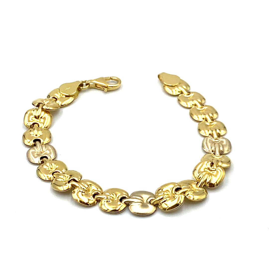bracciale da donna in oro giallo siciliano  gioielli 