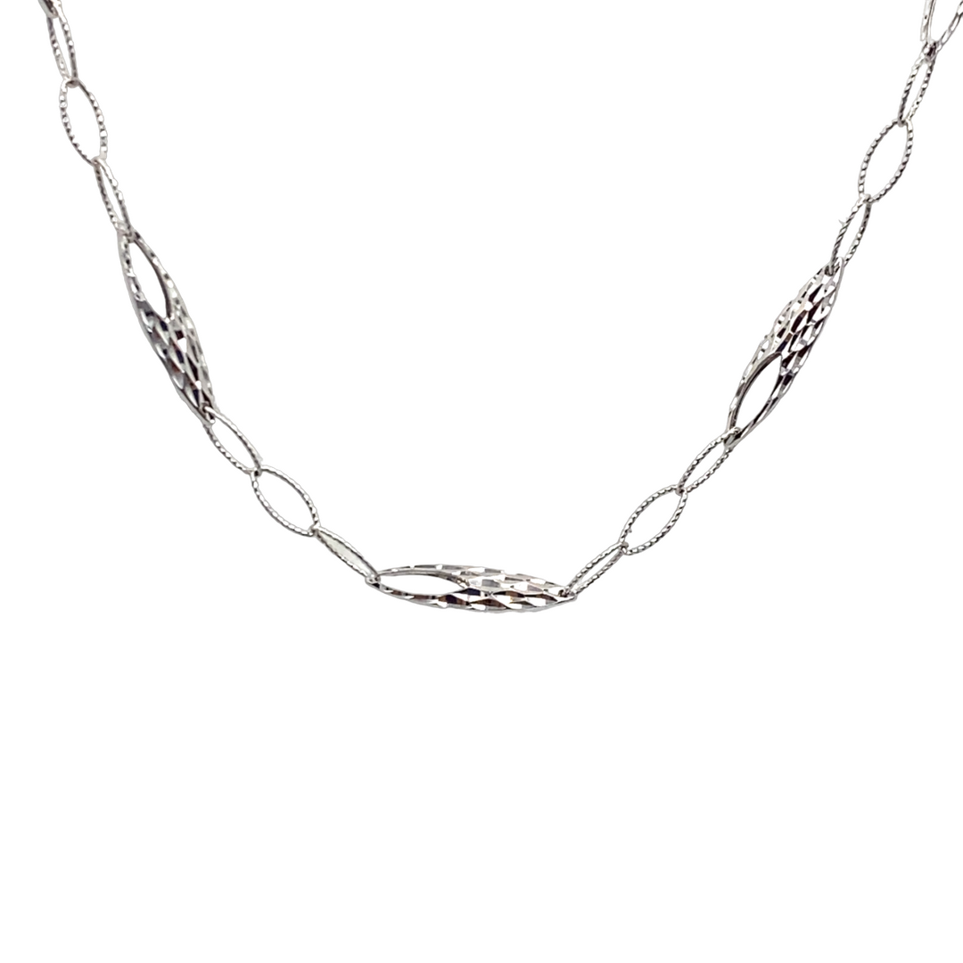 White Gold Necklace 