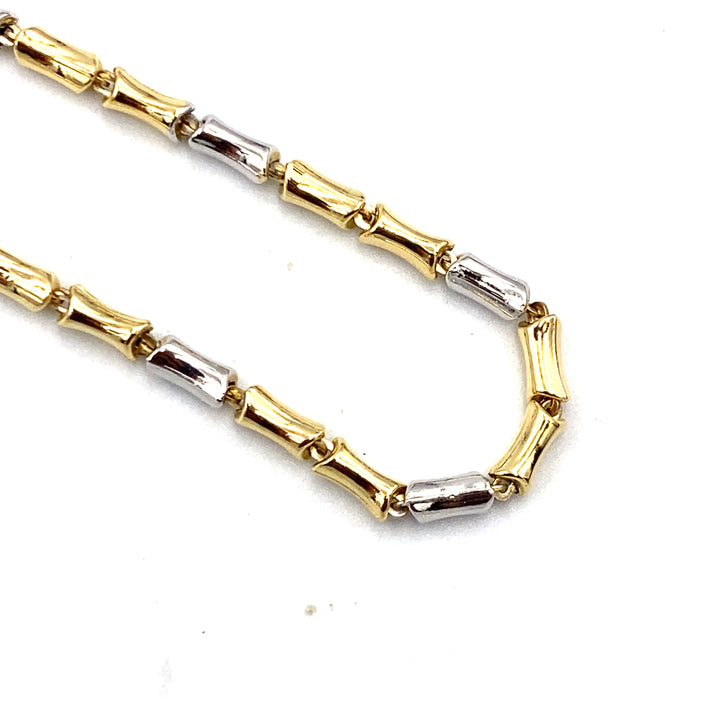 bracciale in oro bicolore siciliano gioielli