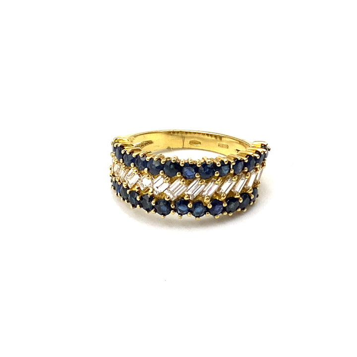 Blue Sapphire Band Ring