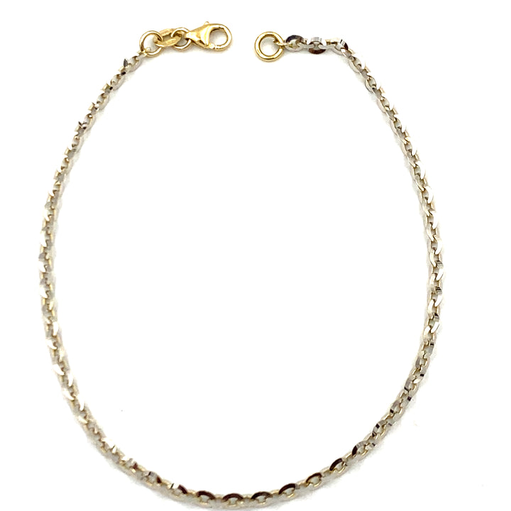 bracciale oro bicolore siciliano  gioielli 