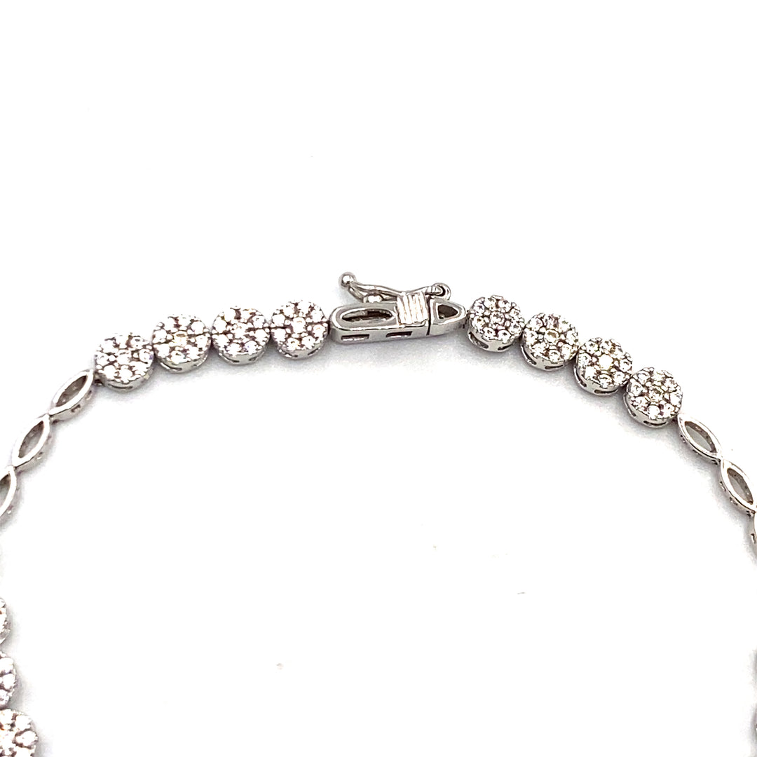 Bracciale Fantasia  Oro Bianco