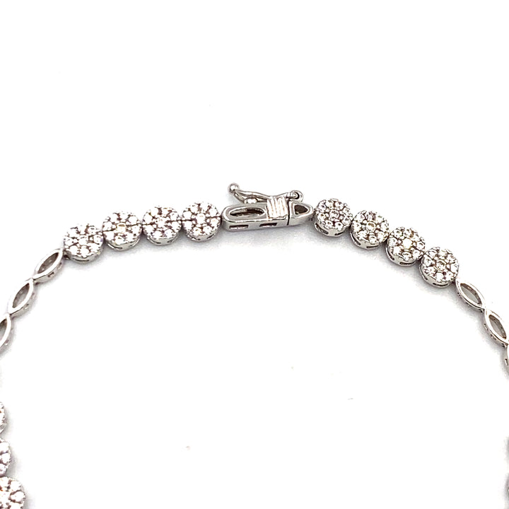 Bracciale Fantasia  Oro Bianco