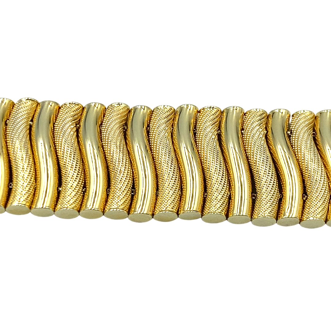 bracciale in oro giallo unoaerre - siciliano gioielli
