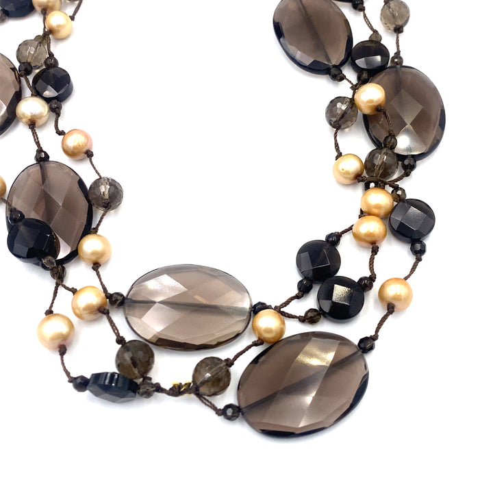 Rajola Norma Smoky Quartz necklace