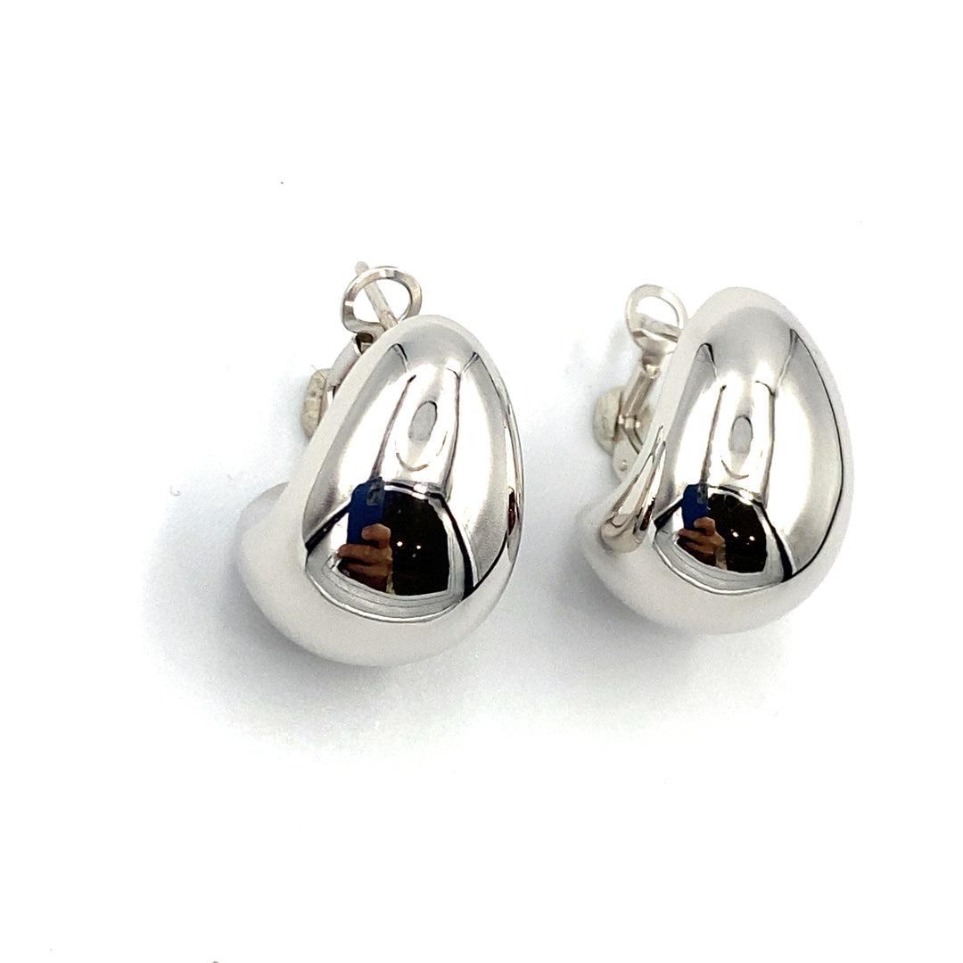 Electroformed Domed Earrings
