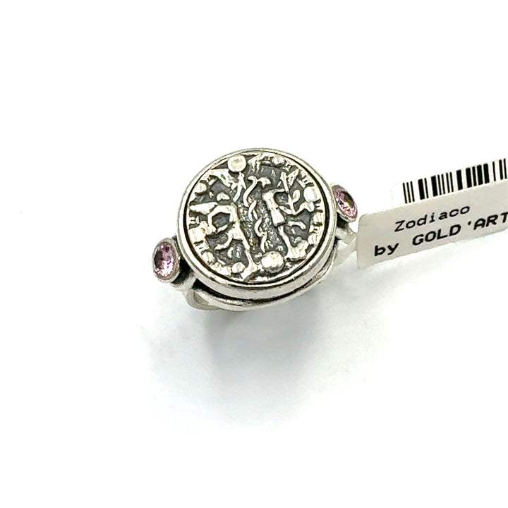 Anello Zodiaco Gemelli Gold Art