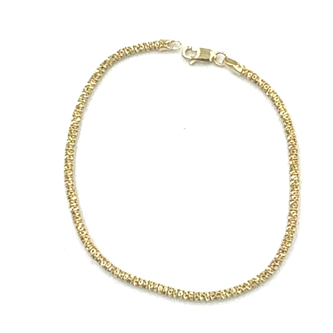 Twisted Mesh Gold Bracelet