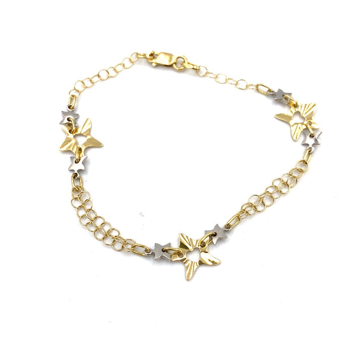 Bracelet with Bicolor Stars