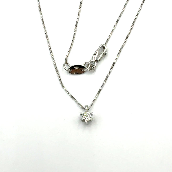 Miluna Punto Luce Pendant Necklace with Diamond