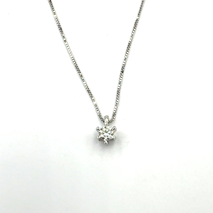 Miluna Punto Luce Pendant Necklace with Diamond